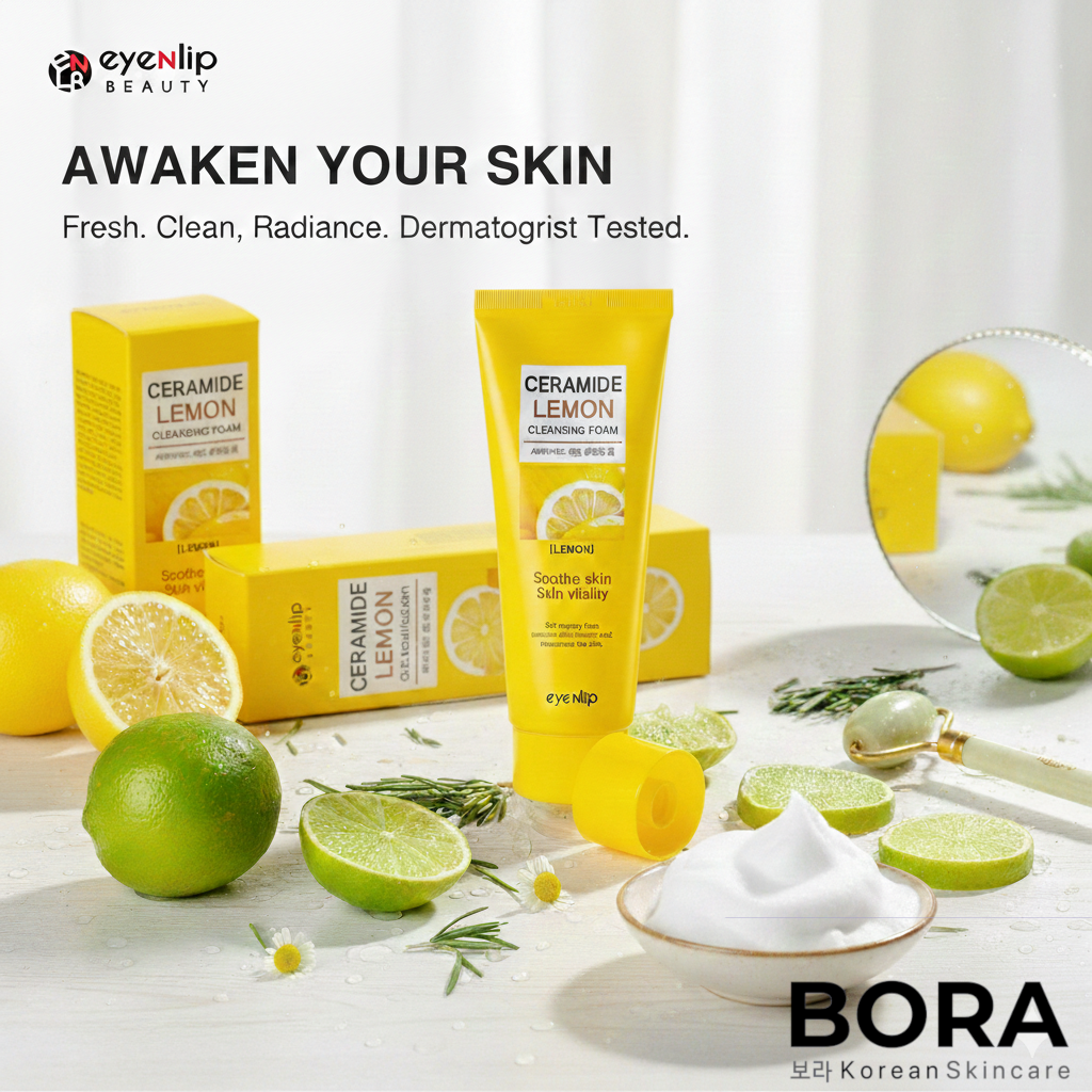 EyeNLip Ceramide Lemon Cleansing Foam